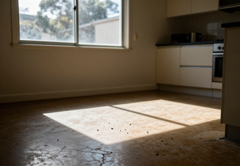 Cockroach nests in wall cavity of a Shalvey apartment before removal